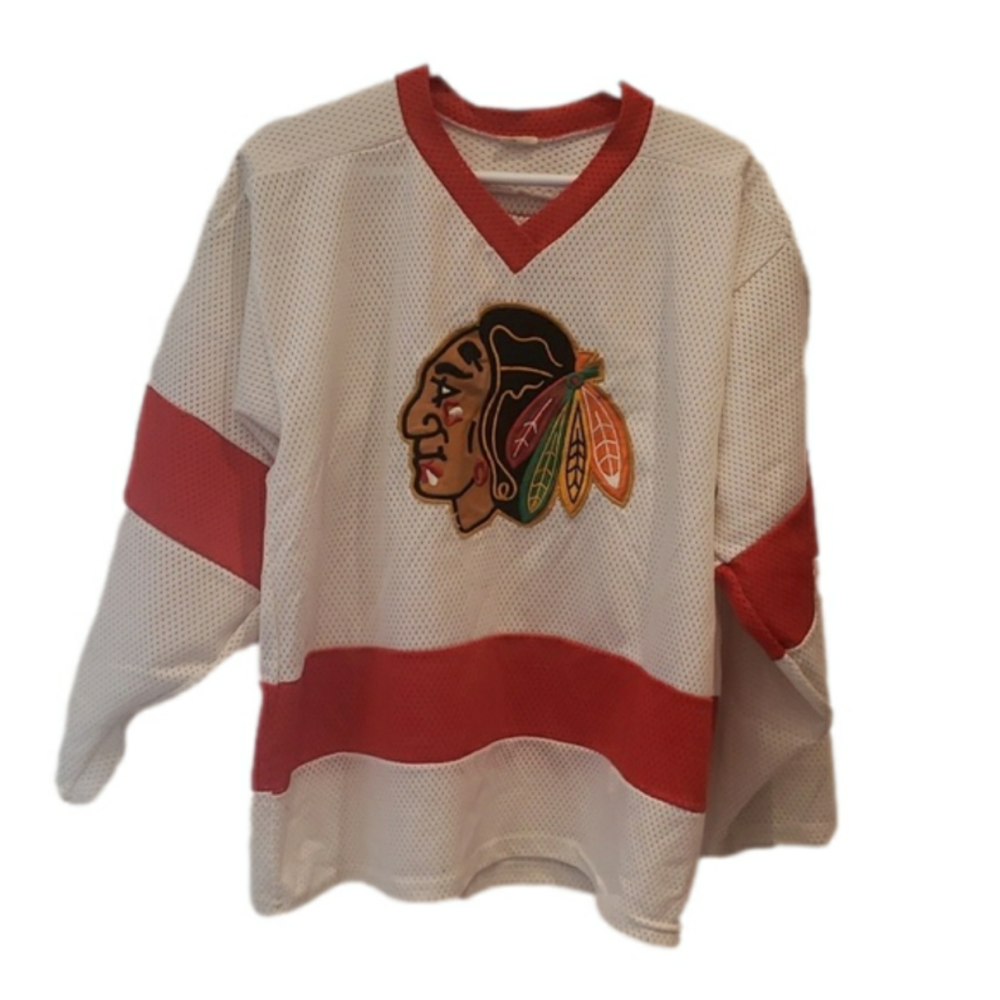 Trimark Jersey Chicago Black Hawks #4 Weesco Youth Large Men's Large